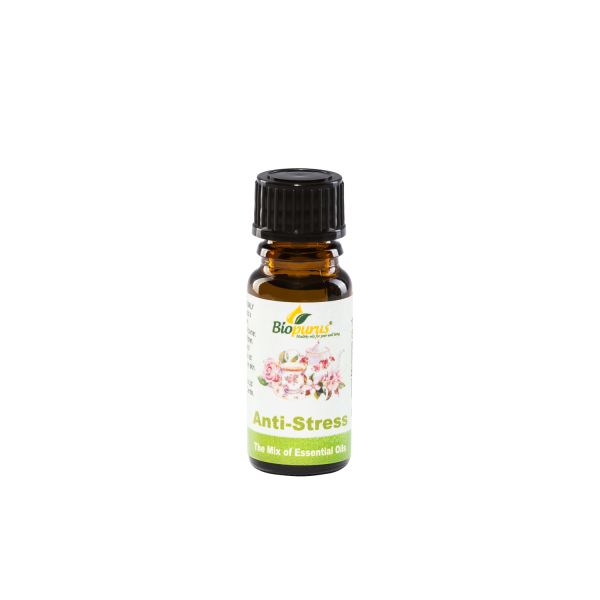 Biopurus Anti-Stress Aromatherapy Diffuser Essential Oil 10ml 