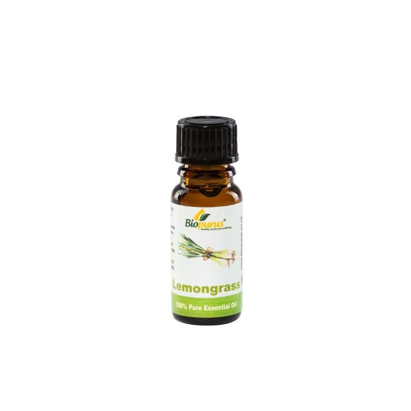 Biopurus 100% Pure Essential Lemongrass Oil 10ml 