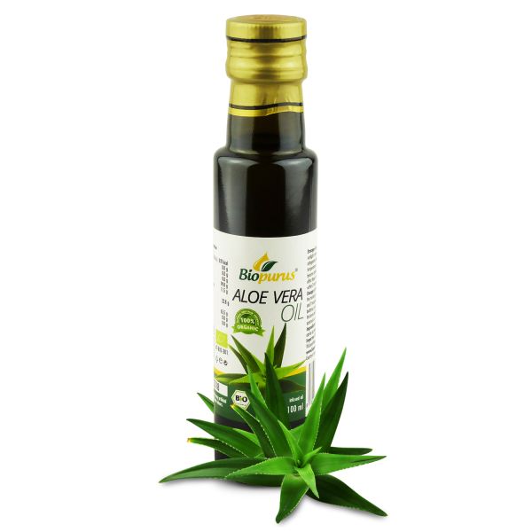 Biopurus Certified Organic infused Aloe Vera Oil 100ml 