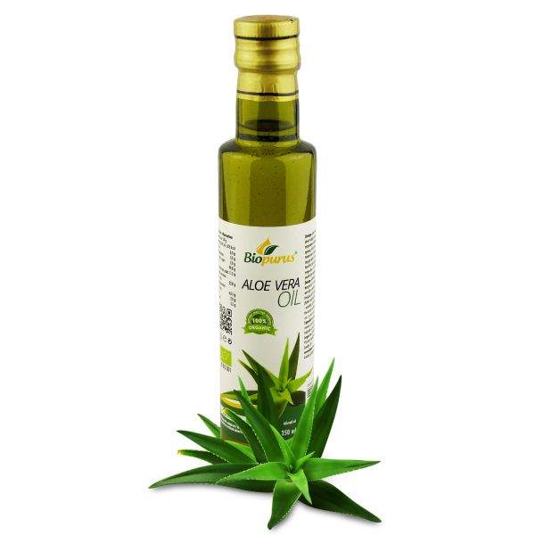 Biopurus Certified Organic Infused Aloe Vera Oil 250ml 