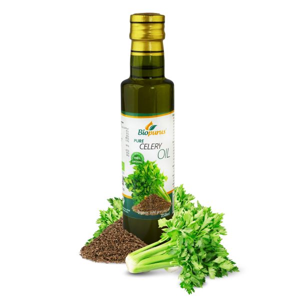 Biopurus Certified Organic Cold Pressed Celery Seed Oil 250ml 