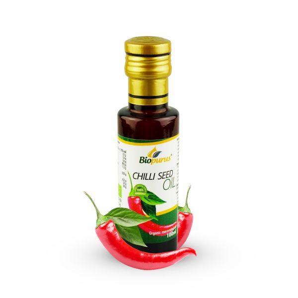 Biopurus Chilli Pepper Certified Organic Infused Oil 100ml 