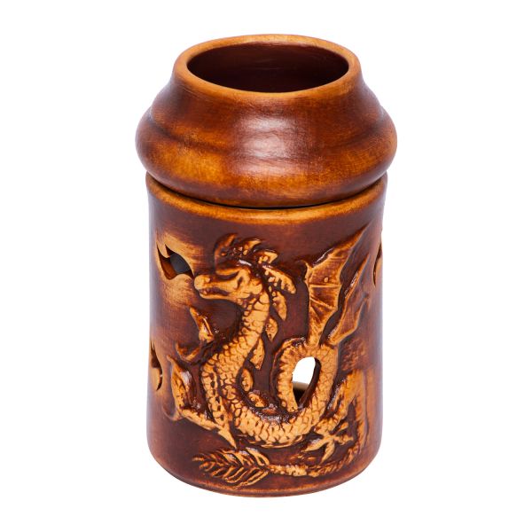 Dragon S Handmade Ceramic Aroma Lamp - Essential Oil Burner for Aromatherapy 
