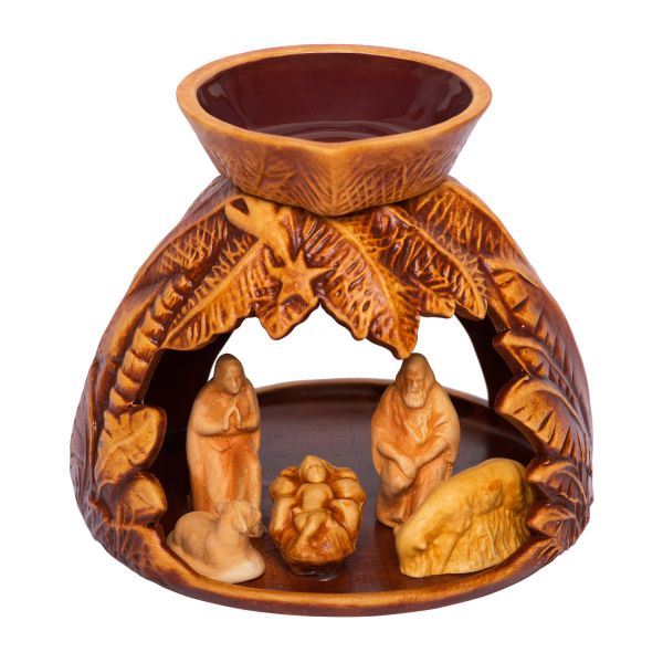  Bethlehem Handmade Ceramic Aroma Lamp - Essential Oil Burner for Aromatherapy 