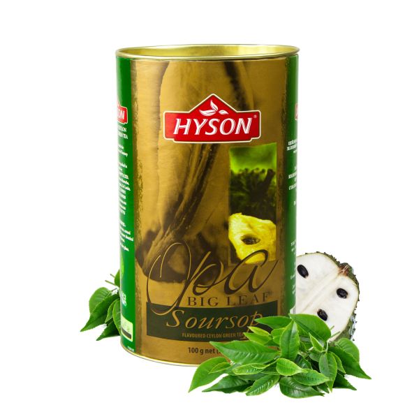 Soursop OPA Green Tea - Leaf Tea Hyson - Pure Ceylon Tea 100g