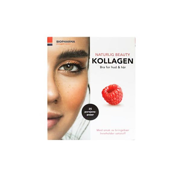 Premium Norwegian Naturlig Beauty Collagen with Vitamin C and Biotin Biopharma