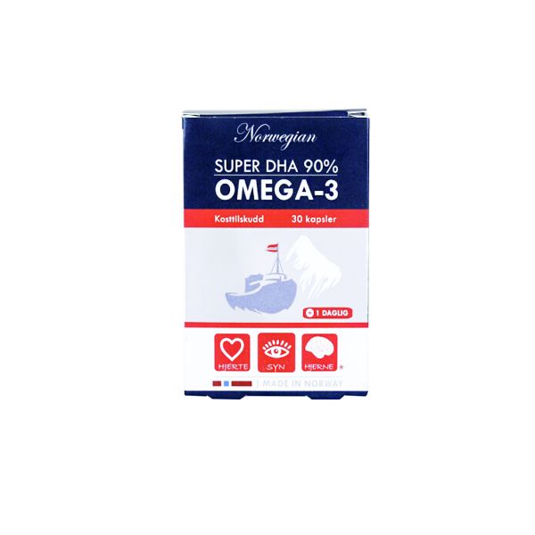 Premium Norwegian Super DHA 90% Omega-3  30 capsules