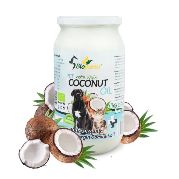  Biopurus Extra Virgin Pets Coconut Oil For Dogs and Cats 1000ml