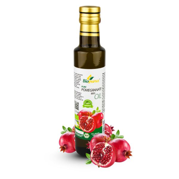 Biopurus Certified Organic Cold Pressed Pomegranate Seed Oil 250ml 