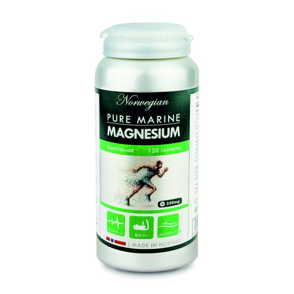 Premium Norwegian Ultra Marine Magnesium 350mg, 120 Tablets