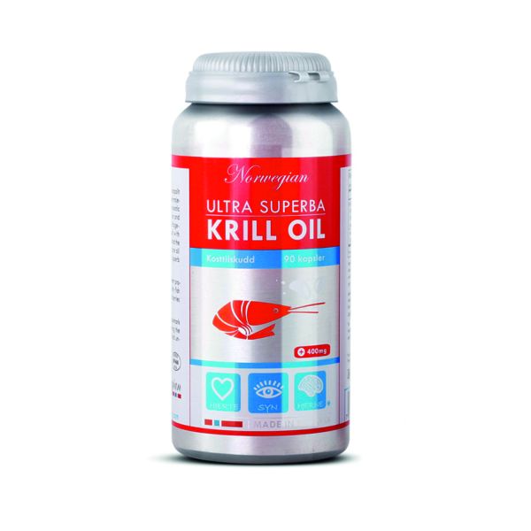 Premium Norwegian Ultra Superba Krill Oil Omega-3 90 Capsules 