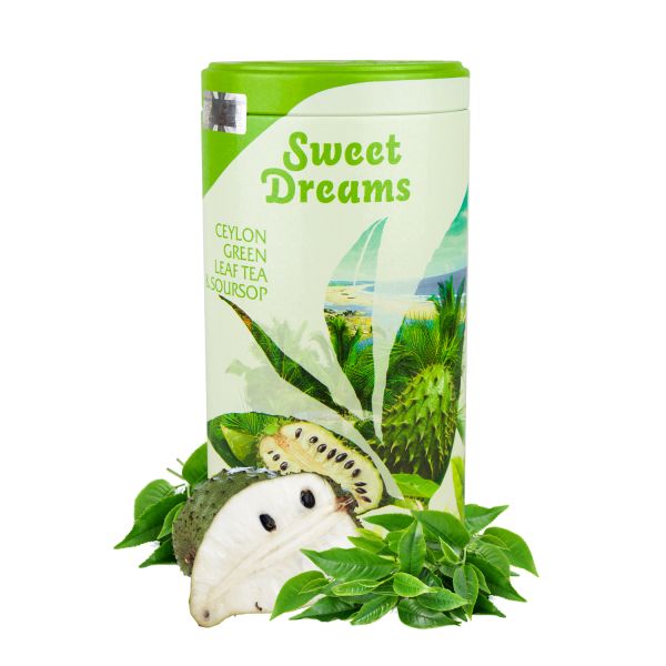 Sweet Dreams Green Leaf Tea & Graviola - 120g Pure Ceylon Green Tea
