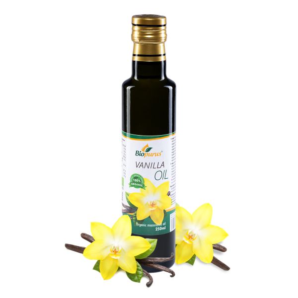 Biopurus Certified Organic Infused Vanilla Oil 250ml 