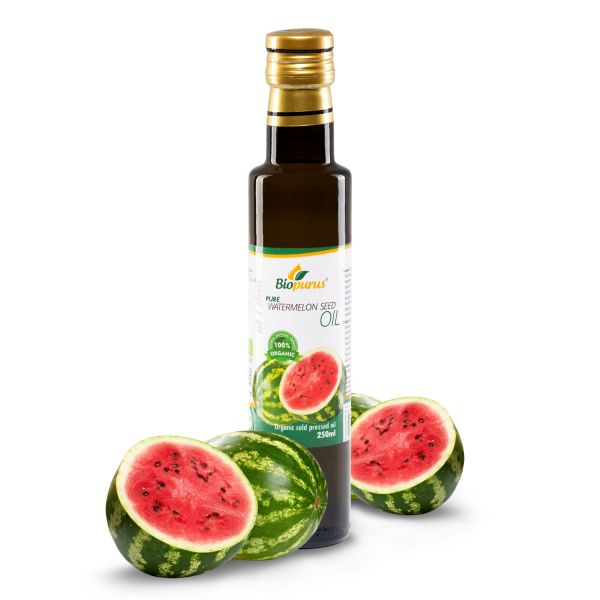 Biopurus Certified Organic Cold Pressed Watermelon Seed Oil 250ml 