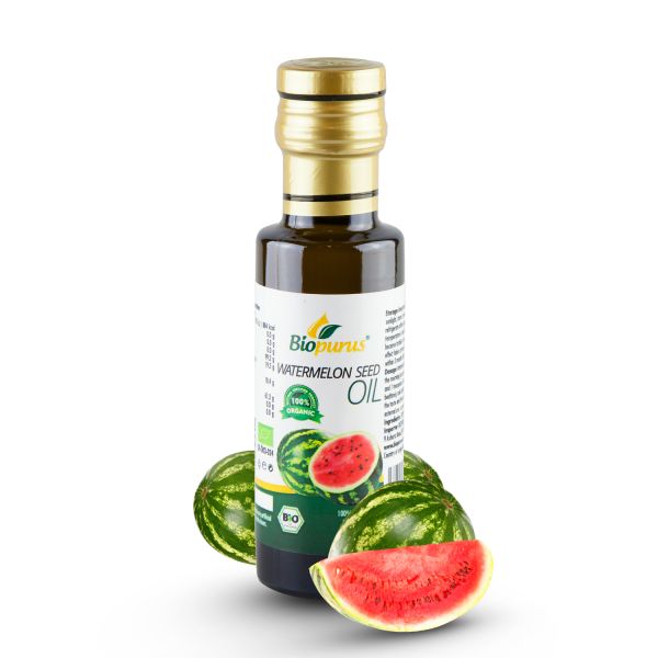 Biopurus Certified Organic Cold Pressed Watermelon Seed Oil 100ml 