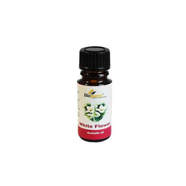 Biopurus White Flower Aromatherapy Diffuser Essential Oil 10ml 
