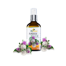 Biopurus Certified Organic Burdock Infused Cosmetic Oil 100ml 