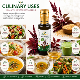 Biopurus Certified Organic Cold Pressed Amaranth Oil 100ml 