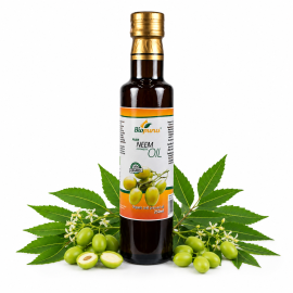 Biopurus Certified Organic Cold Pressed Neem Cosmetic Oil 250ml