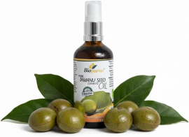 Biopurus Certified Organic Cold Pressed Tamanu / Kamani Seed Oil 100ml 