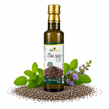 Biopurus Certified Organic Cold Pressed Chia Seed Oil 250ml 