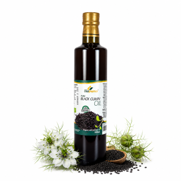 Biopurus Egyptian Organic Cold Pressed Black Cumin / Black Seed Oil 500ml 
