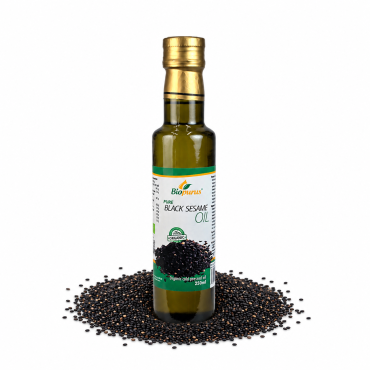 Biopurus Certified Organic Cold Pressed Black Sesame Oil 250ml 