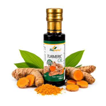 Biopurus Certified Organic Turmeric Infused Oil 100ml 