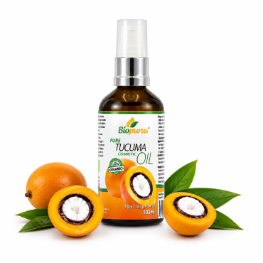 Biopurus Certified Organic Cold Pressed Tucuma Cosmetic Oil 100ml 