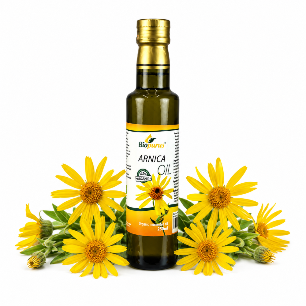Discover the Natural Beauty of Biopurus Organic Infused Arnica Oil